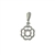 PLD01026 18k White Gold Diamond Pendant