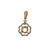 PLD01027 18k Rose Gold Diamond Pendant