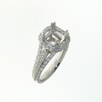 RLD0056 18k White Gold Diamond Ring