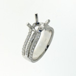 RLD0059 18k White Gold Diamond Ring
