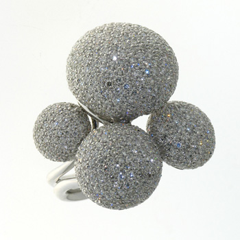 RLD0098 18k White Gold Diamond Ring