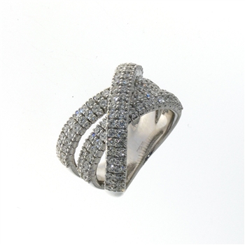 RLD01005 18k White Gold Diamond Ring