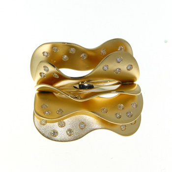 RLD01011 18k Yellow Gold Diamond Ring