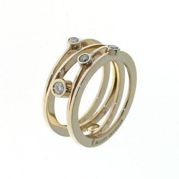 RLD01028 18k White Gold Diamond Ring