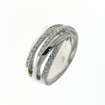 RLD01035 18k White Gold Diamond Ring