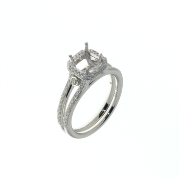 RLD01080 18k White Gold Diamond Ring