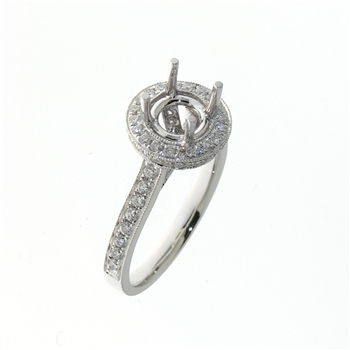 RLD01083 Platinum Diamond Ring