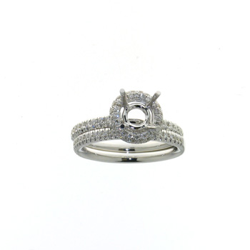 RLD01097 18k White Gold Diamond Ring