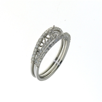 RLD01125 18k White Gold Diamond Ring