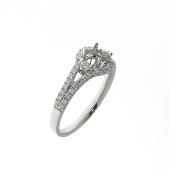 RLD01129 18k White Gold Diamond Ring
