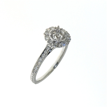 RLD01131 18k White Gold Diamond Ring
