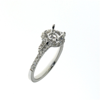 RLD01132 18k White Gold Diamond Ring