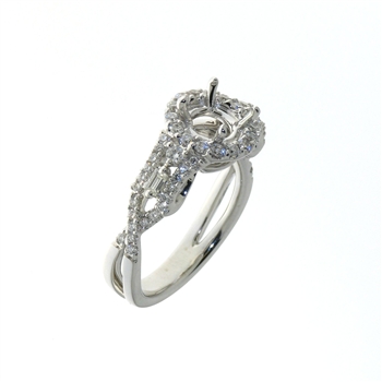 RLD01133 18k White Gold Diamond Ring