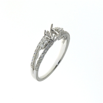 RLD01135 18k White Gold Diamond Ring