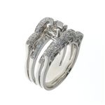 RLD01138 18k White Gold Diamond Ring