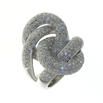 RLD01145 18k White Gold Diamond Ring