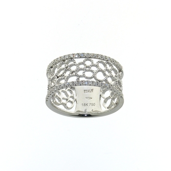 RLD01208 18k White Gold Diamond Ring