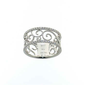 RLD01209 18k White Gold Diamond Ring
