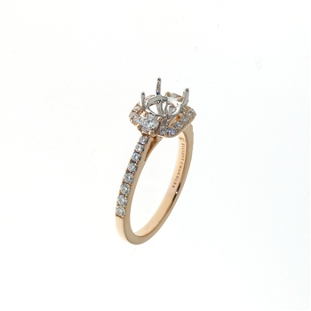 RLD01216 18k Rose Gold Diamond Ring