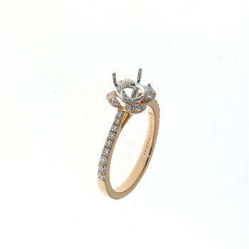 RLD01220 18k Rose Gold Diamond Ring