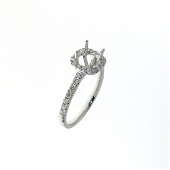 RLD01225 18k White Gold Diamond Ring