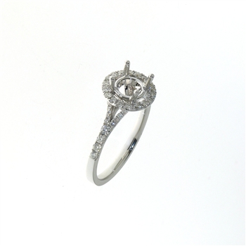 RLD01228 18k White Gold Diamond Ring