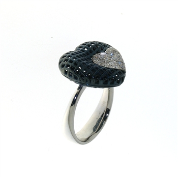 RLD01277 18k White Gold Diamond Ring