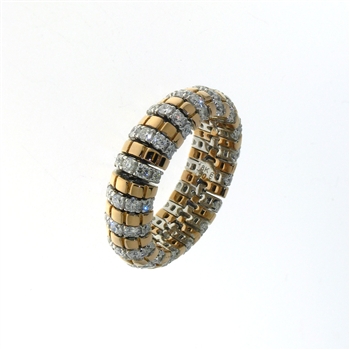 RLD01287 18k White & Rose Gold Diamond Ring