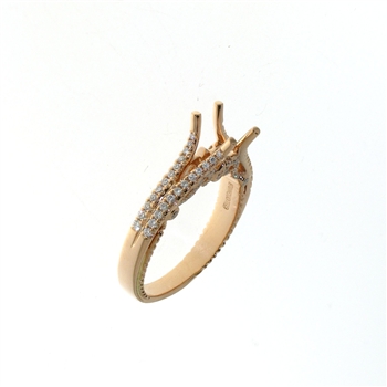 RLD01292 18k Rose Gold Diamond Ring