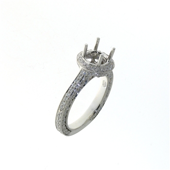 RLD01295 18k White Gold Diamond Ring