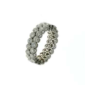RLD01391 18k White Gold Diamond Ring