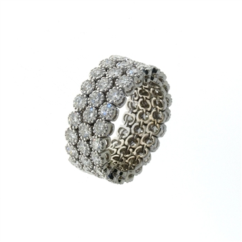 RLD01392 18k White Gold Diamond Ring