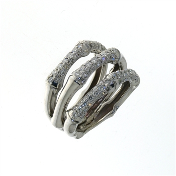 RLD01405 18k White Gold Diamond Ring
