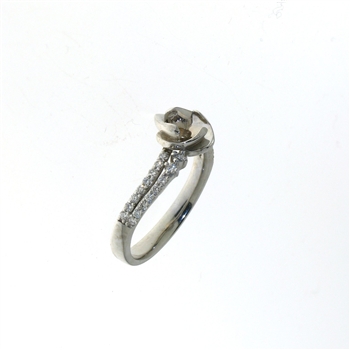 RLD01408 18k White Gold Diamond Ring