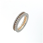 RLD01435 18k White & Rose Gold Diamond Ring