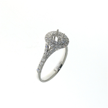 RLD01443 18k White Gold Diamond Ring