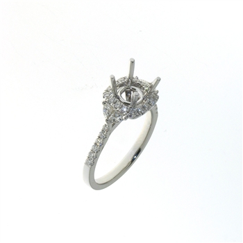 RLD01464 18k White Gold Diamond Ring
