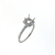 RLD01468 18k White Gold Diamond Engagement Ring