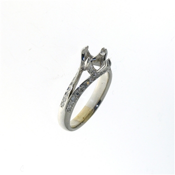 RLD01470 18k White Gold Diamond Ring