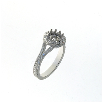 RLD01534 18k White Gold Diamond Ring