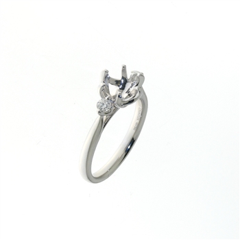 RLD01536 18k White Gold Diamond Ring