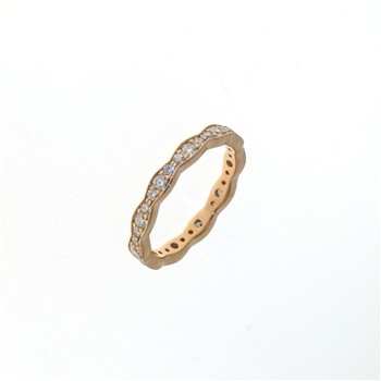 RLD01545 18k Rose Gold Diamond Ring