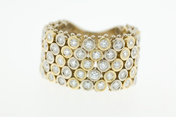 RLD4364 18k Yellow Gold Diamond Ring