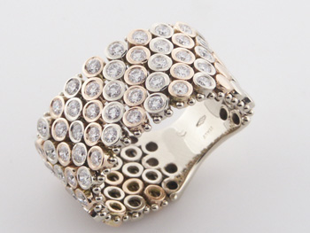 RLD4365 18k Rose Gold Diamond Ring