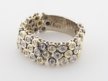 RLD4367 18k Yellow & White Gold Diamond Ring