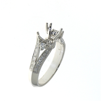 RLD4370 18k White Gold Diamond Ring