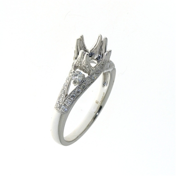 RLD4371 18k White Gold Diamond Ring