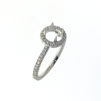 RLD4374 18k White Gold Diamond Ring