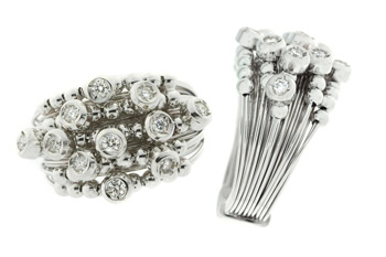 RLD5110 18k White Gold Diamond Ring