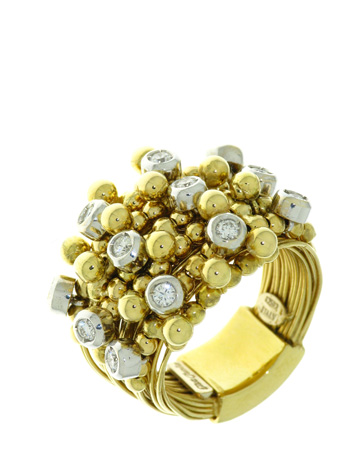 RLD5132 18k Yellow Gold Diamond Ring